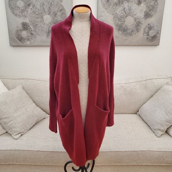 Treasure & Bond Rib Knit Detail Cardigan sz Medium - Picture 3 of 10